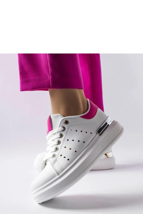 Białe sneakersy z kolorową perforacją Chalut - Solea Solea Białe sneakersy z kolorową perforacją Chalut - Solea Solea