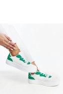 Białe sneakersy z zielonym akcentem Fournie - Solea Solea Białe sneakersy z zielonym akcentem Fournie - Solea Solea