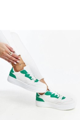 Białe sneakersy z zielonym akcentem Fournie - Solea Solea