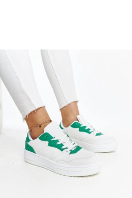 Białe sneakersy z zielonym akcentem Fournie - Solea Solea