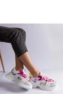 Biało-rózowe sneakersy sportowe Sulamita - Solea Solea Biało-rózowe sneakersy sportowe Sulamita - Solea Solea