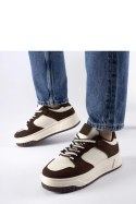 Brązowe sneakersy na platformie Crim - Solea Solea Brązowe sneakersy na platformie Crim - Solea Solea