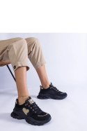Czarne sneakersy na platformie z serduszkiem Martineza - Solea Solea Czarne sneakersy na platformie z serduszkiem Martineza - Solea Solea