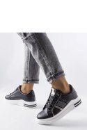 Czarne sneakersy zdobione cyrkoniami Xarles - Solea Solea Czarne sneakersy zdobione cyrkoniami Xarles - Solea Solea