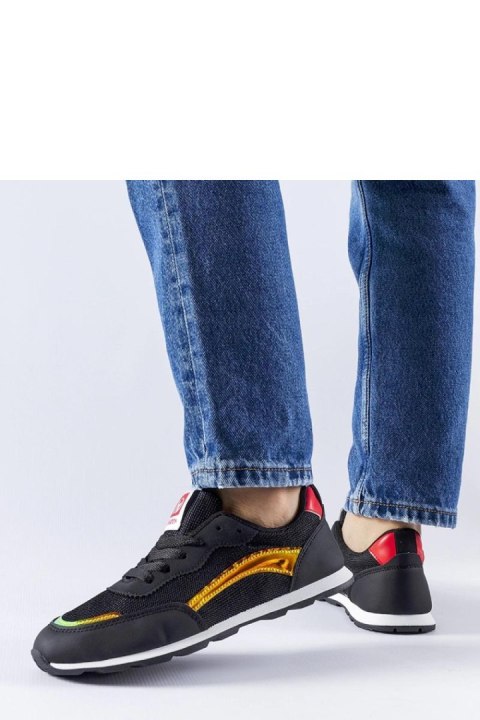 Czarne sportowe sneakersy Caviour - Solea Solea Czarne sportowe sneakersy Caviour - Solea Solea