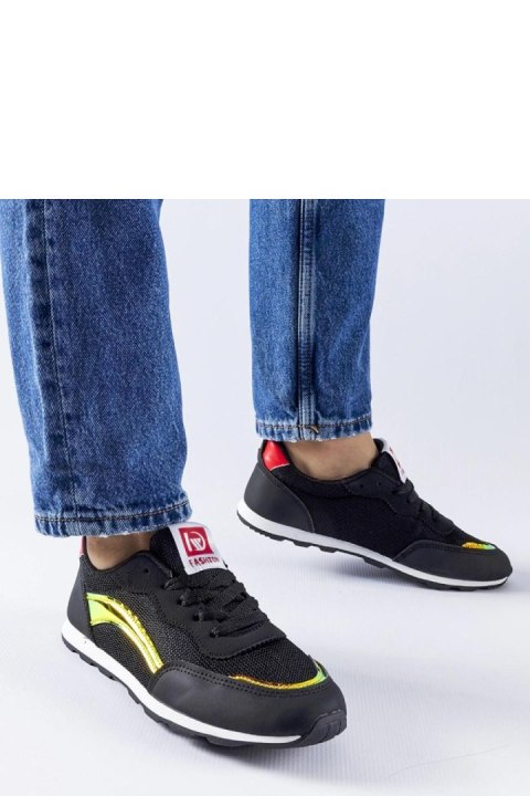 Czarne sportowe sneakersy Caviour - Solea Solea Czarne sportowe sneakersy Caviour - Solea Solea