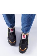 Czarne sportowe sneakersy Caviour - Solea Solea Czarne sportowe sneakersy Caviour - Solea Solea