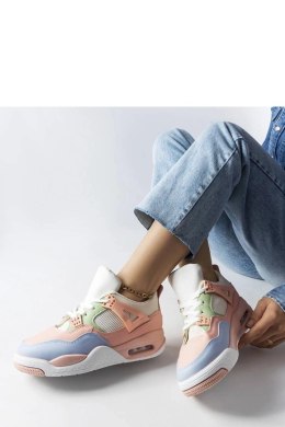 Różowe sneakersy z łączonych materiałów Malas - Solea Solea