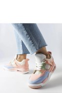 Różowe sneakersy z łączonych materiałów Malas - Solea Solea Różowe sneakersy z łączonych materiałów Malas - Solea Solea