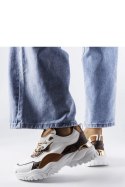 Białe sneakersy na nieregularnej podeszwie Alta - Solea Solea Białe sneakersy na nieregularnej podeszwie Alta - Solea Solea