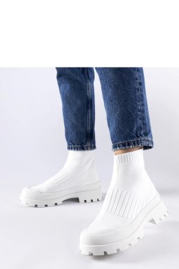 Białe sneakersy z elastyczną cholewką Varden - Solea Solea