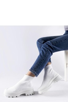 Białe sneakersy z elastyczną cholewką Varden - Solea Solea