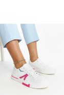 Białe sneakersy z różem Zorica - Solea Solea Białe sneakersy z różem Zorica - Solea Solea