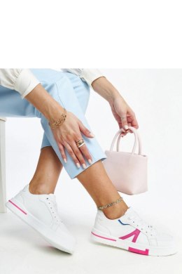 Białe sneakersy z różem Zorica - Solea Solea