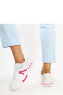Białe sneakersy z różem Zorica - Solea Solea Białe sneakersy z różem Zorica - Solea Solea