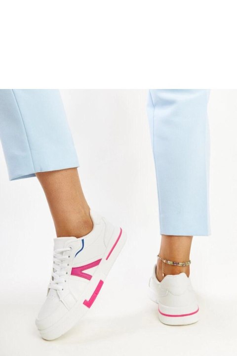 Białe sneakersy z różem Zorica - Solea Solea Białe sneakersy z różem Zorica - Solea Solea