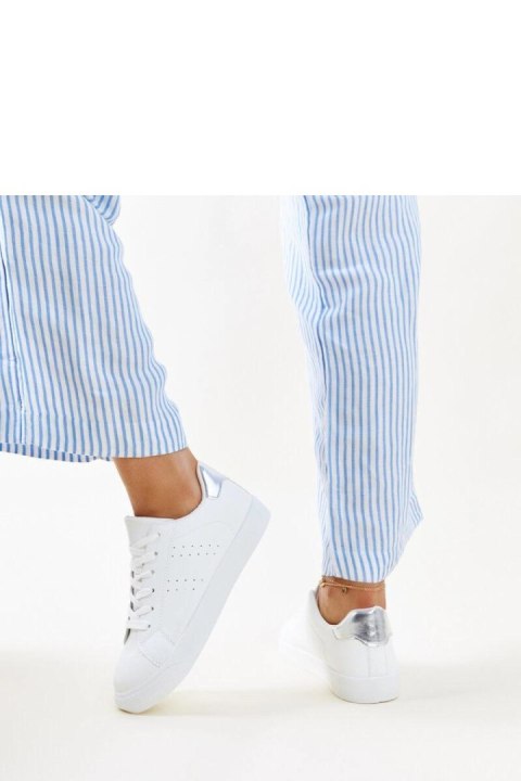 Biało-srebrne sneakersy Akila - Solea Solea Biało-srebrne sneakersy Akila - Solea Solea
