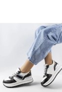 Czarne sneakersy z brokatowymi wstawlami Lang - Solea Solea Czarne sneakersy z brokatowymi wstawlami Lang - Solea Solea