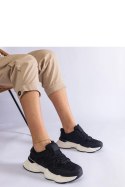 Czarne sportowe sneakersy damskie Imperio - Solea Solea