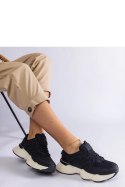 Czarne sportowe sneakersy damskie Imperio - Solea Solea