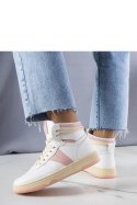 Różowe sneakersy za kostkę Robin - Solea Solea Różowe sneakersy za kostkę Robin - Solea Solea