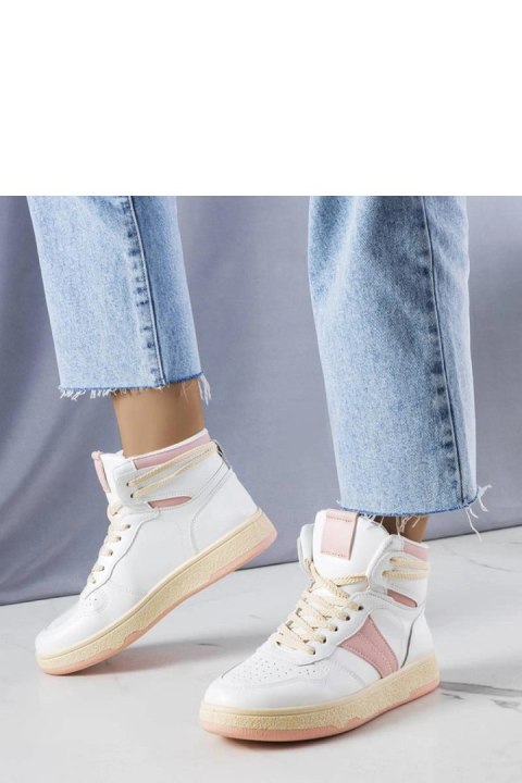 Różowe sneakersy za kostkę Robin - Solea Solea Różowe sneakersy za kostkę Robin - Solea Solea