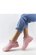 Różowe wsuwane buty sportowe damskie Greco - Solea Solea Różowe wsuwane buty sportowe damskie Greco - Solea Solea