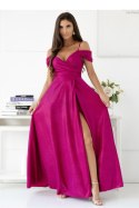 Sukienka Model Walentina Lux 001117. Amarant - With You With You Sukienka Model Walentina Lux 001117. Amarant - With You With You