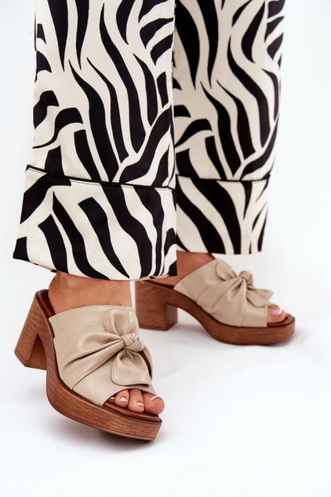 Sandał Klapki Model Kikilla RMR23126-8 Beige - Step in style Step in style Sandał Klapki Model Kikilla RMR23126-8 Beige - Step in style Step in style