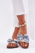 Sandał Klapki Model Lisandrea 1147 Blue - Step in style Step in style Sandał Klapki Model Lisandrea 1147 Blue - Step in style Step in style