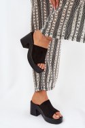 Sandał Klapki Model Omeisa 8338-273 Black - Step in style Step in style Sandał Klapki Model Omeisa 8338-273 Black - Step in style Step in style