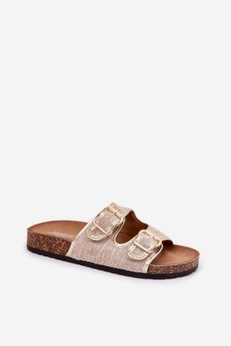 Sandał Klapki Model Osoffe 666-31 Gold - Step in style Step in style
