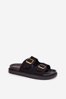 Sandał Klapki Model Simbes M35 Black - Step in style Step in style