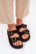 Sandał Klapki Model Simbes M35 Black - Step in style Step in style Sandał Klapki Model Simbes M35 Black - Step in style Step in style
