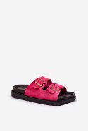 Sandał Klapki Model Simbes M35 Fuksja - Step in style Step in style Sandał Klapki Model Simbes M35 Fuksja - Step in style Step in style