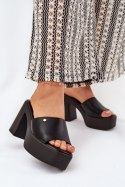 Sandał Klapki Model Tamirella 218-2 Black - Step in style Step in style Sandał Klapki Model Tamirella 218-2 Black - Step in style Step in style