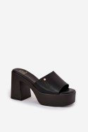 Sandał Klapki Model Tamirella 218-2 Black - Step in style Step in style Sandał Klapki Model Tamirella 218-2 Black - Step in style Step in style