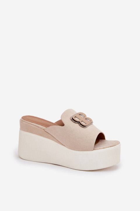 Sandał Klapki Model Tanonea 2283 36180 Light Beige - Step in style Step in style Sandał Klapki Model Tanonea 2283 36180 Light Beige - Step in style Step in style