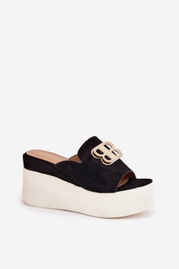 Sandał Klapki Model Tanonea 2283 Black - Step in style Step in style