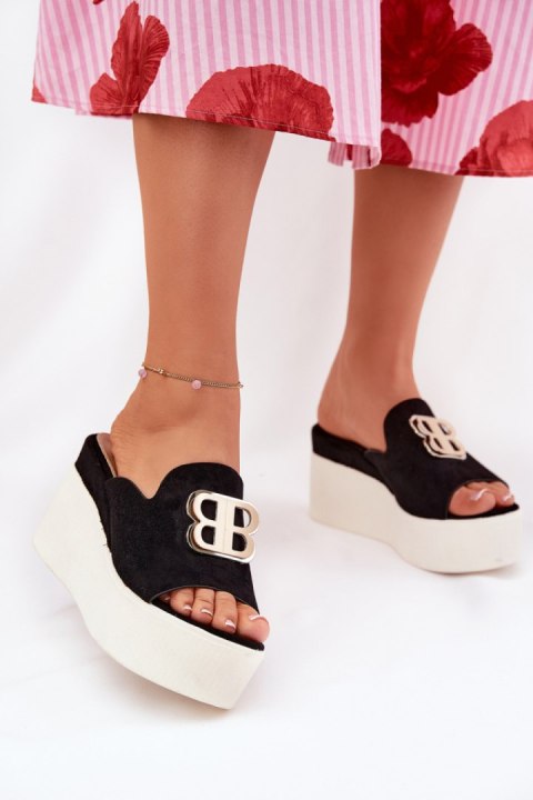 Sandał Klapki Model Tanonea 2283 Black - Step in style Step in style Sandał Klapki Model Tanonea 2283 Black - Step in style Step in style