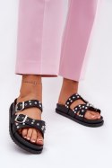 Sandał Klapki Model Tesiolle N75-37 Black - Step in style Step in style Sandał Klapki Model Tesiolle N75-37 Black - Step in style Step in style