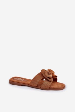 Sandał Klapki Model Tobin LX9614 Camel - Step in style Step in style