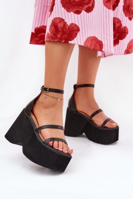 Sandały Model Etette 2806 Black - Step in style Step in style