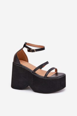 Sandały Model Etette 2806 Black - Step in style Step in style