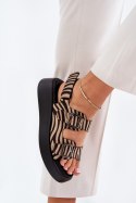 Sandały Model Genorre MAN0888 Zebra Beige/Black - Step in style Step in style Sandały Model Genorre MAN0888 Zebra Beige/Black - Step in style Step in style