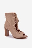 Sandały Model Ivelseki M391 Beige - Step in style Step in style Sandały Model Ivelseki M391 Beige - Step in style Step in style