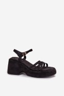 Sandały Model Nendal 1765 Black - Step in style Step in style