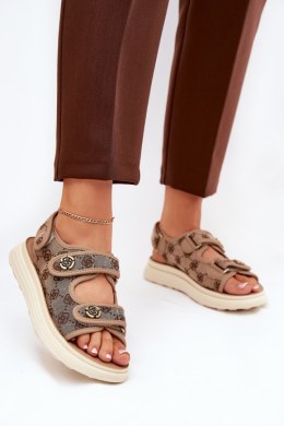 Sandały Model Pefese 88-12 Khaki - Step in style Step in style