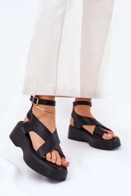 Sandały Model Tenzorus WS-001 Black - Step in style Step in style