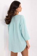 Bluzka Model MO-BZ-52759.55 Mint - Italy Moda Italy Moda Bluzka Model MO-BZ-52759.55 Mint - Italy Moda Italy Moda